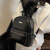 Backpack Women's 2025 New Fashionable Simple Large-capacity Solid Color Trendy Bag Korean Version of High-quality Foreign Style Handbag