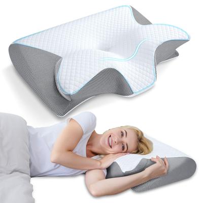 Подушка для сна Butterfly Sleep Memory Neck с медленным отскоком, удобная подушка для сна с эффектом памяти, ортопедическая подушка для массажа шеи и шеи