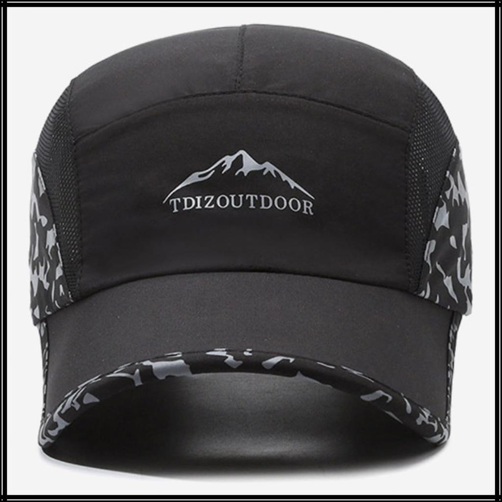 Hat Cap Mesh Breathable Outdoor Climbing Baseball Fishing Sunshade UV Protection Lightweight CZA496 [White Fang] Men's (White)