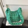 Stylish Cloud Bag With Pleated Design Unique Bubble Texture Large Capacity Shoulder Bag