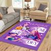 D-Demon H-Hunters Carpet K-POP Flannel Rug Bedroom Decor Kid Nonslip Carpet Floor Mat Surface Comfortable Carpet Birthday Gift