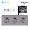 Bseed Zigbee Europe Russia Standard Plastic Wall Smart Power Socket Plug Work With Tuya Gateway Smart Life Alexa App Four Colors