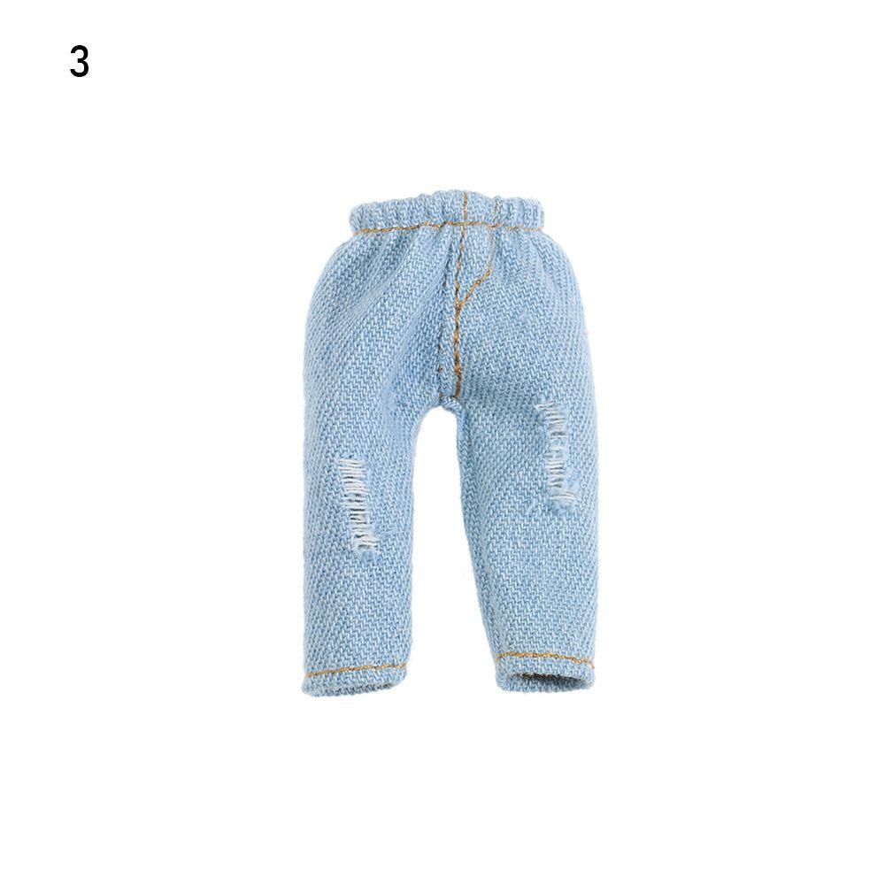 Cool 1/12 Dolls Kids Gift Toys Hoodies Doll Jeans PU Leather Jackets Fashion Ripped Pants