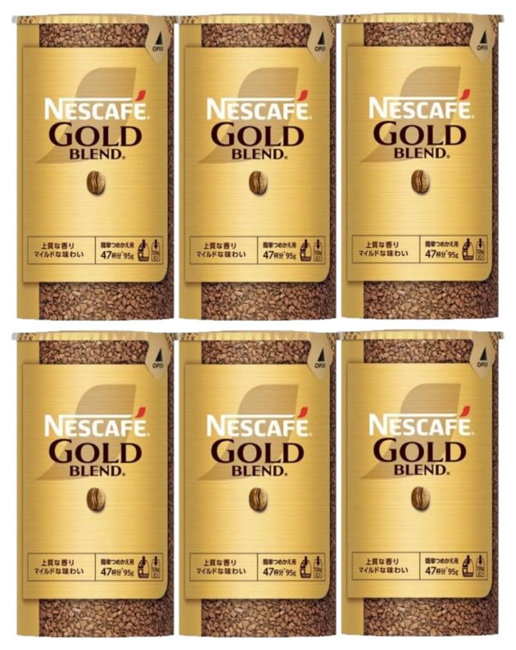Nescafé Gold Blend Эко- и системная упаковка, 95 г (6 пакетов)