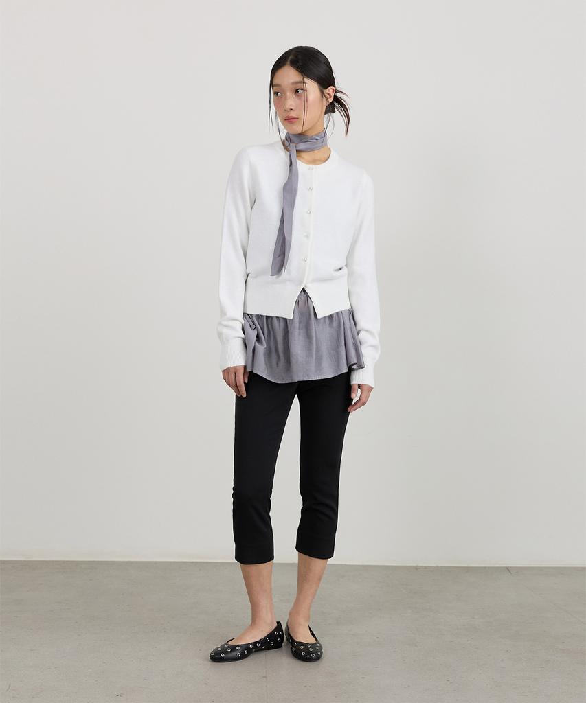 TMAKER Signature Pearl Button Cardigan Iv