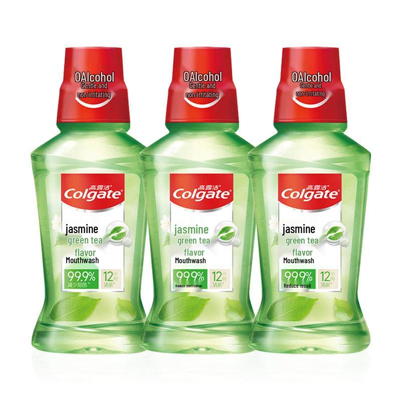 Ополаскиватель для полости рта Colgate Жасмин и Зеленый чай 250 мл - Портативная бутылка дорожного размера