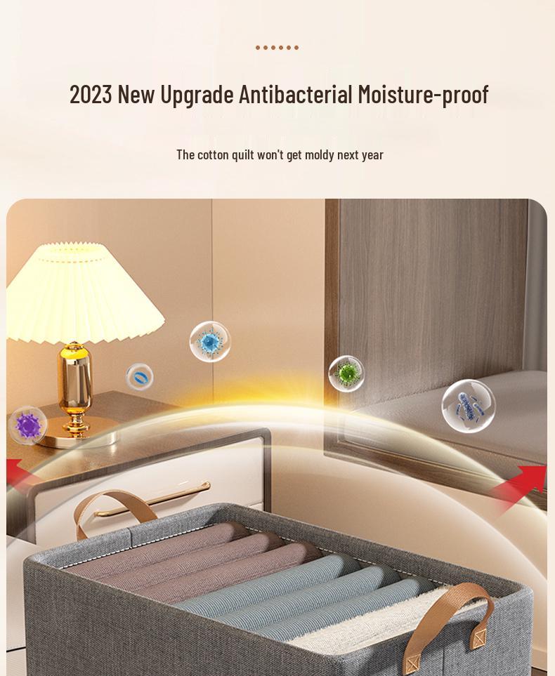 7-Piece Steel Frame Fabric Wardrobe Organizer Set