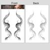Наклейки для волос на лбу, салонная прическа «сделай сам», наклейки для волос, водонепроницаемые