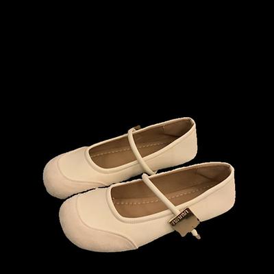 Туфли Мэри Джейн женские туфли весна и осень новые мягкая подошва нескользящие мягкая поверхность слово с мелким вырезом одинарные туфли с юбкой