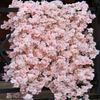 1Pc Simulated Cherry Blossom Vine Fake Flower Vine Air Conditioner Duct Blocking Winding Vine Strip Decorative Flower Vine