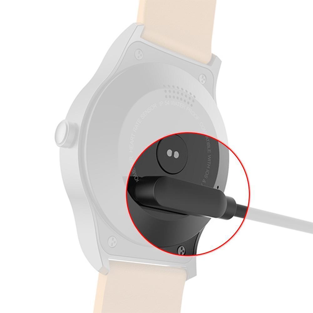 Универсальный магнитный зарядный кабель для умных часов черного цвета USB Novel Power 2,84/4/7,62 мм Pi L5L5