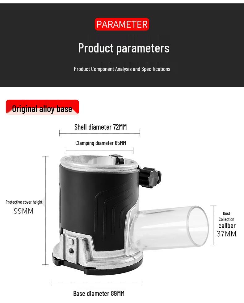 Электрический деревообрабатывающий триммер и фрезер с бакелитовой основой