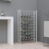 VidaXL Wine Rack for 72 Bottles White Metal 340912