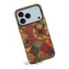 Для iPhone 17 Pro Max Роскошный Цветочный Рисунок Кожаный Задний Чехол-Бампер для iPhone 17 17Air 17 Pro Max Ударопрочный Coque