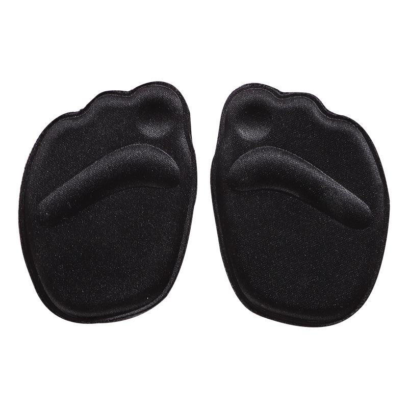 Женские подушечки для передней части стопы на высоком каблуке: Невидимые, противоскользящие, амортизирующие, толстые хлопковые вставки с воздушными пузырьками