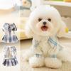 Осенне-зимнее платье для собак в академии для маленьких и средних собак, униформа для собак, одежда для кошек, одежда для щенков