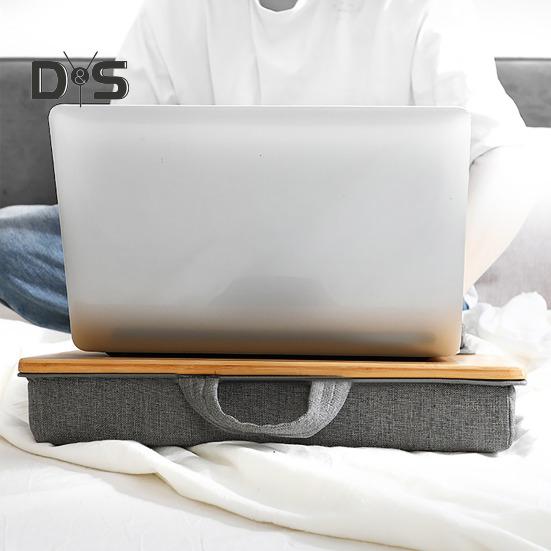 Компактный столик для ноутбука, подставка для ноутбука с ручкой-подушечкой для запястья, слот для планшета, многофункциональный столик для взрослых, подростков, студентов