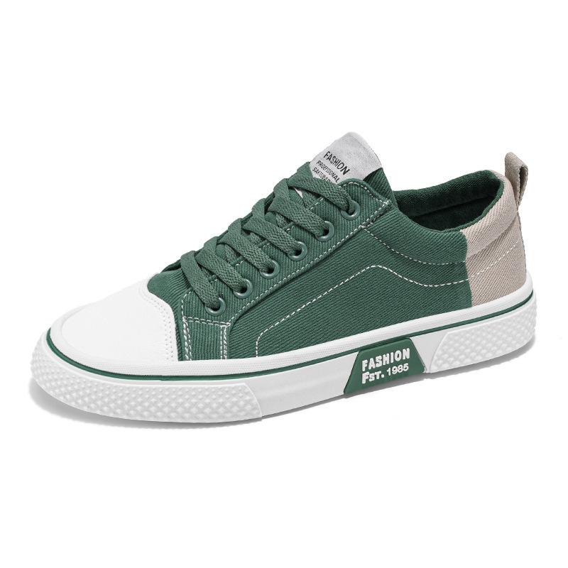 Мужская летняя новая дышащая универсальная обувь для скейтбординга 2025 года, мужская повседневная спортивная обувь с мягкой подошвой, модная парусиновая обувь