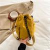 Корейская версия новой сумки на шнурке женская модная трендовая одноплечевая кроссбоди сумка-ведро для выхода в свет повседневная портативная сумка для телефона