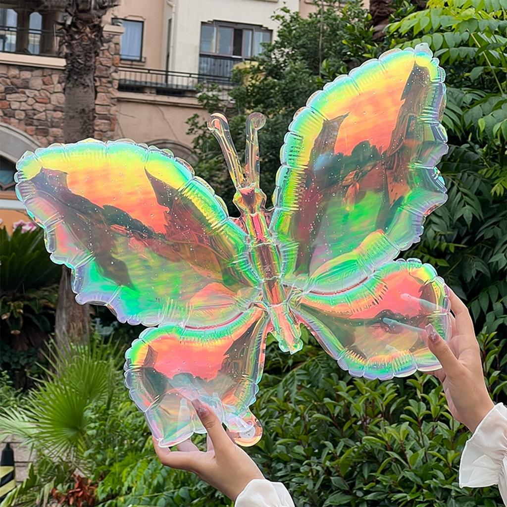 1 шт. разноцветный воздушный шар из алюминиевой фольги в виде бабочки подойдет для тематической вечеринки с бабочками, свадьбы, дня рождения, украшения подарка