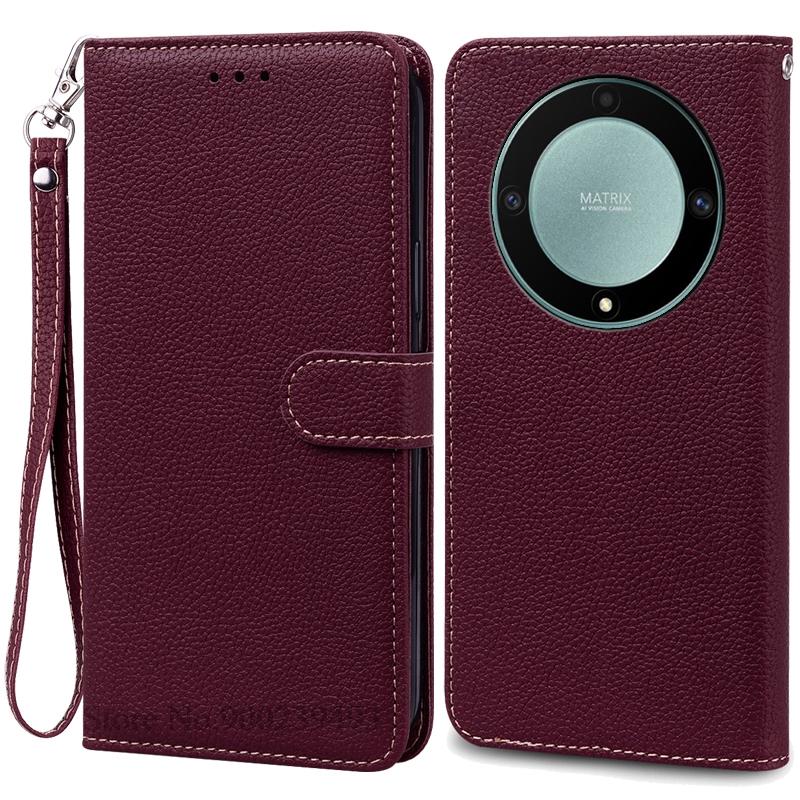 Для Honor X9A 5G чехол-кошелек кожаный флип-чехол для Honor X9A чехол-книжка-кошелек чехол для Honor X 9A силиконовый чехол Fundas