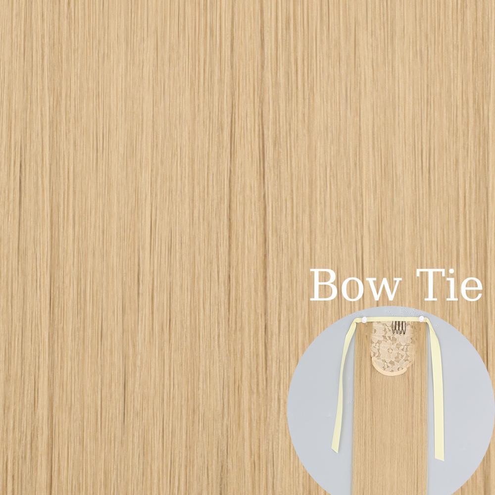 MERISIHAIR 22 34 дюйма синтетические прямые волосы для наращивания хвоста натуральный галстук-бабочка шиньон конский хвост наращивание волос для женщин