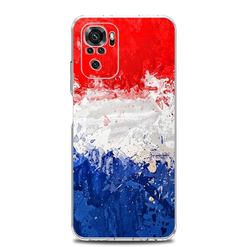 Чехол для телефона для Xiaomi Redmi Note 15 14 13 12 4G 10 11 Pro Plus 5G 14C 13C 12C 10C Прозрачный Мягкий ТПУ Чехол Флаг Нидерландов