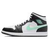 Мужские кроссовки Air 1 Mid Green Glow черно-белые DQ8426-103