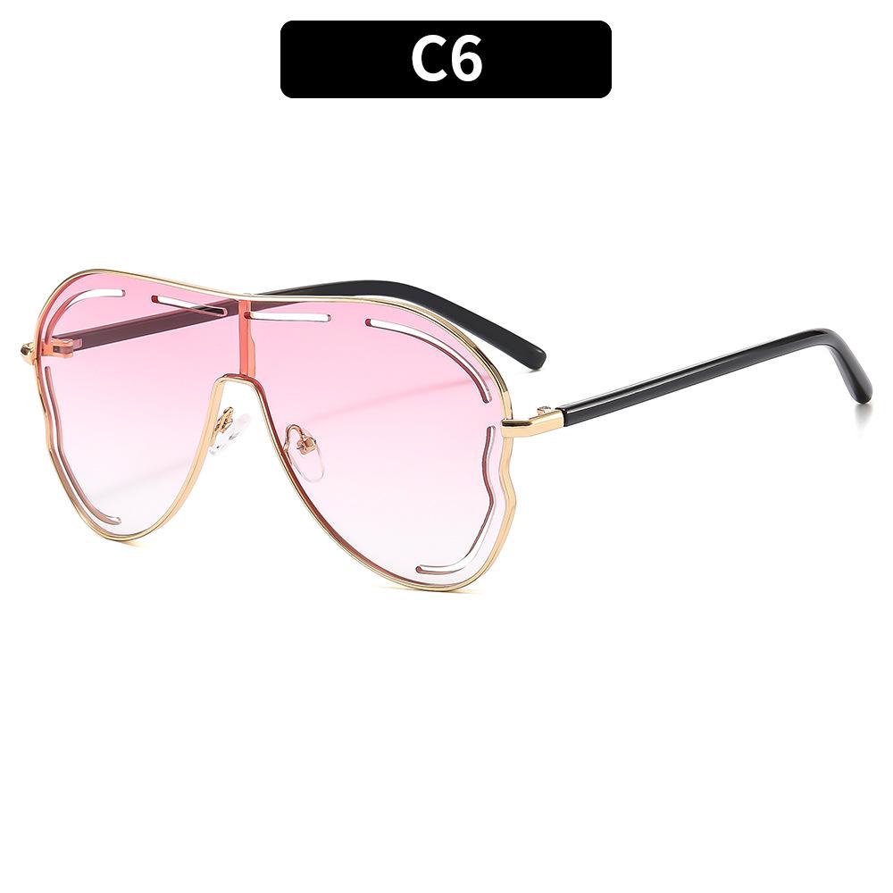 Новые высококачественные женские овальные безободковые солнцезащитные очки, женские металлические очки, очки для вождения, Sonnenbrille Uv400 Dames