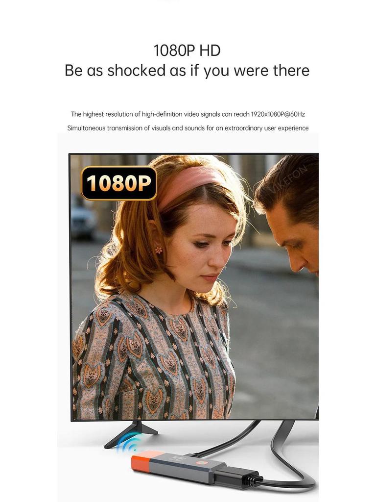 Беспроводной HDMI-передатчик 50 м для зеркалирования экрана 1080P