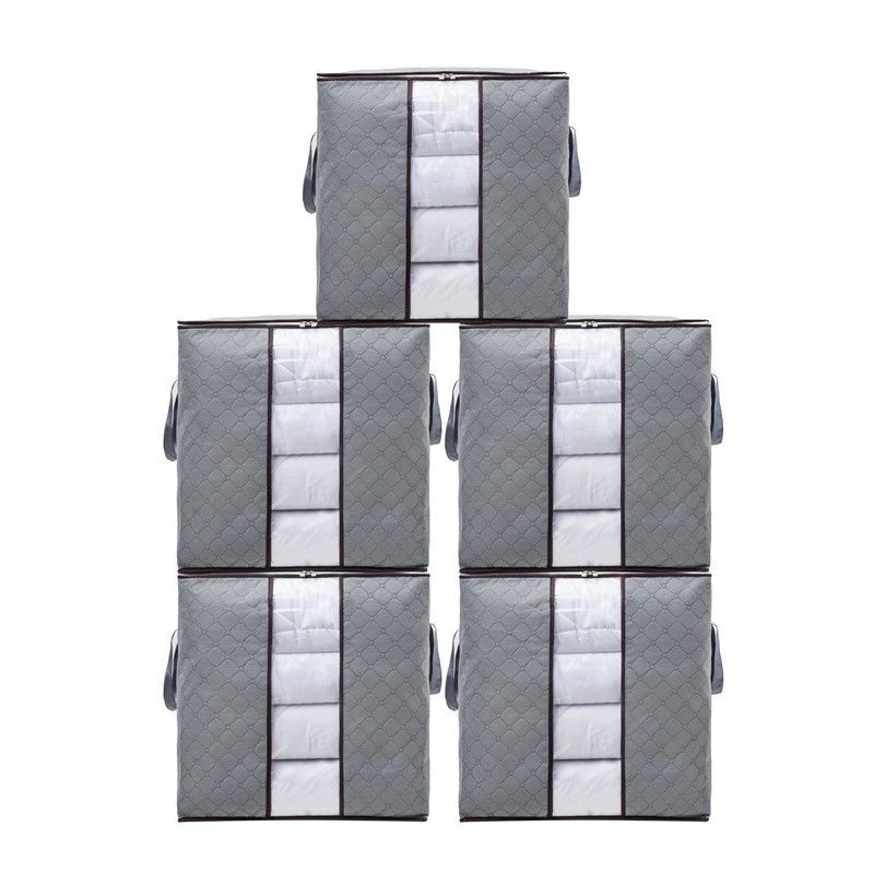 Складная сумка для домашнего хранения 1/2/3/4/4 шт., новая водонепроницаемая ткань Оксфорд, постельное белье, подушки, одеяло, сумка для хранения, сумка для хранения одежды, органайзер