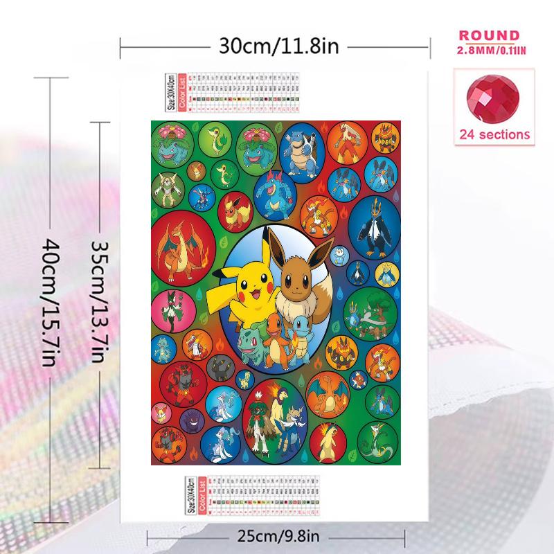 Colorful Creature Collection 100% Round Full Drill 5D DIY Diamond Painting Embroidery Cross Stitch Rhinestone Decor