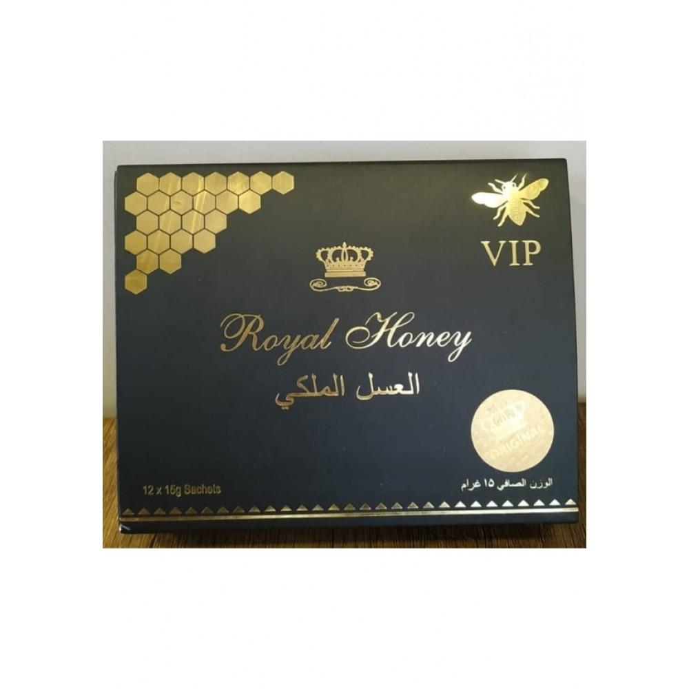 ROYAL WONDERFULL VIP Royal Honey Травяная смешанная паста с пыльцой Honey Vip 15 грамм x 12 упаковок 100% медовая паста-карандаш