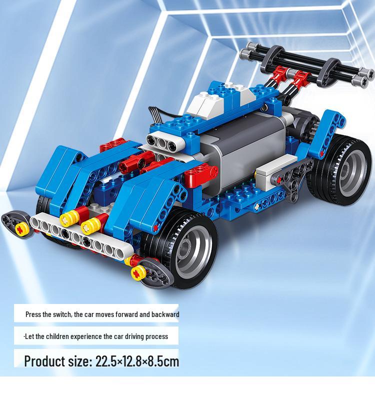 Совместимый с LEGO 9686 Научно-образовательный электрический программируемый робот-конструктор для детей.