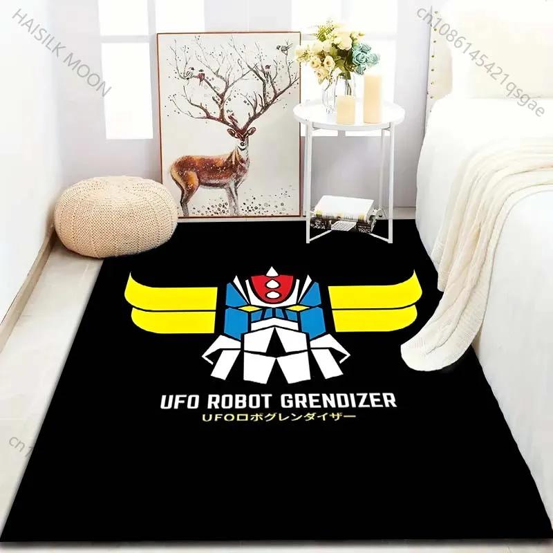 Японское аниме Грендизер для ковра в гостиную Роскошное украшение дома Нескользящие коврики для спальни Ковры для большой площади Моющиеся ковры