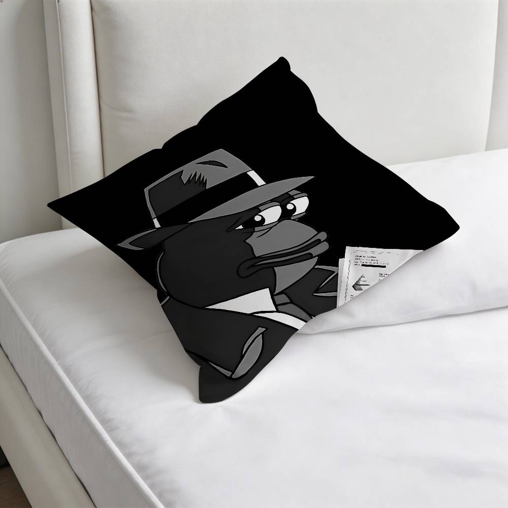 Meme Fuuny Frog PPepe Square Pillow Cover Decorative Throw Pillow Case for Sofa Couch Bed Home Car Living Room Decoration