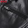 Hengyuanxiang Men's Cowhide Leather Jacket