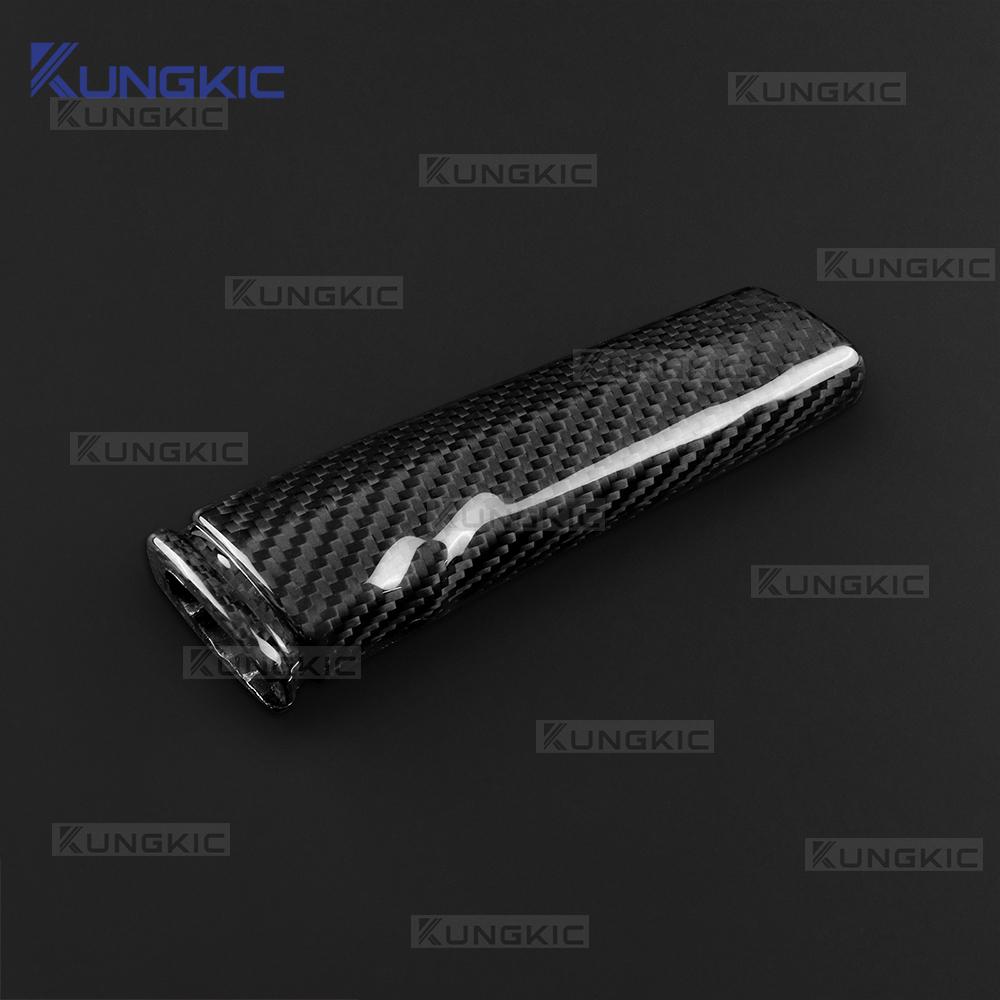 Real Hard Dry Carbon Fiber Handbrake Cover for Seat Leon 2013-2015 MK3 5F LHD RHD