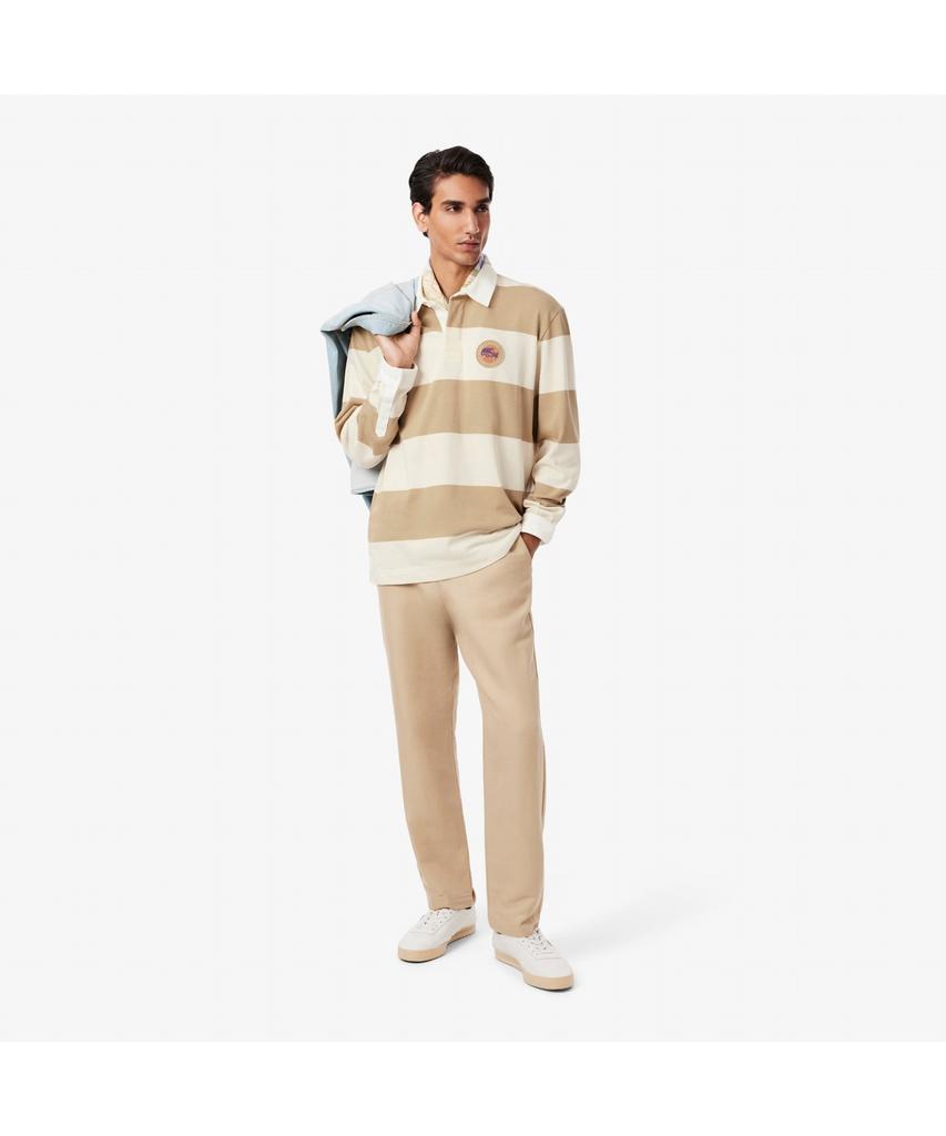 LACOSTE Men'S Long Sleeve Rugby Polo Shirt Kh5916-55N Ibr