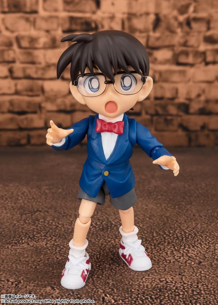 TAMASHII NATIONS Detective Conan Edogawa Conan Approximately 90mm Painted Movable Figure S.H.Figuarts -Solution Edition- ABS&PVC