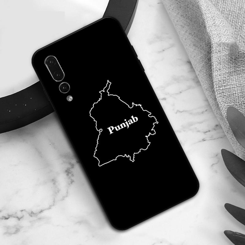 Чехол-карта Пенджаба для Huawei Nova Y73 Y72 Y70 Y90 Y60 Y61 Y91 12s 12i 11i 8i 9 10 SE P40 Lite P60 P30 Pro
