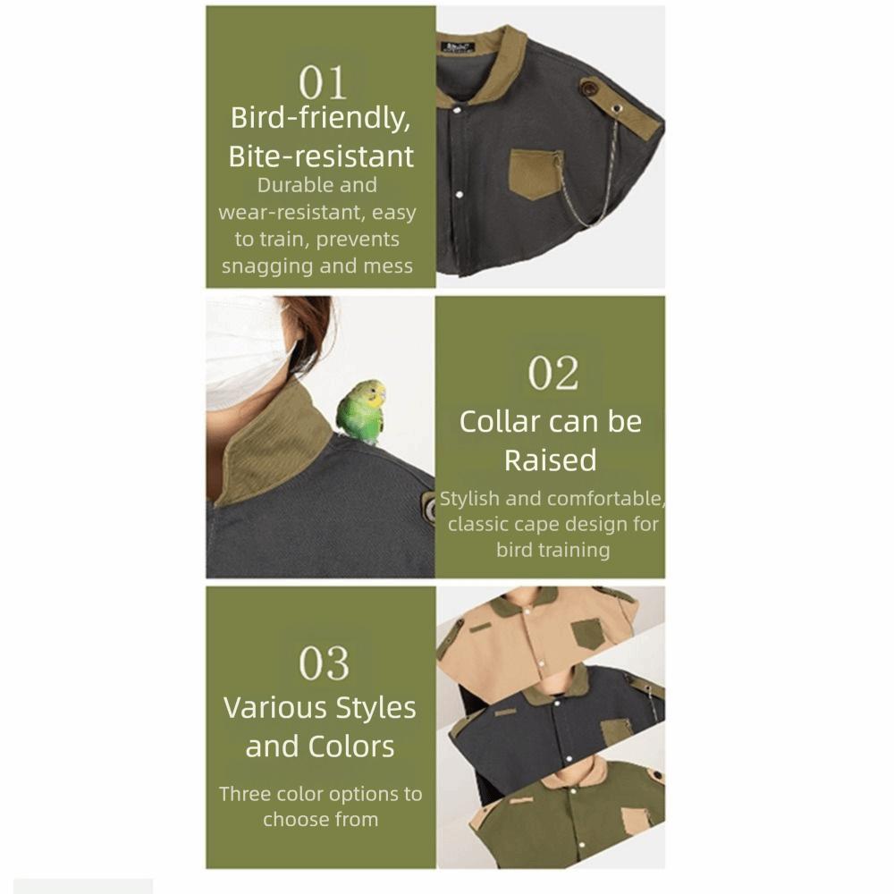 Thickened Parrot Pad Shawl Creative Parrot Shoulder Protector Bird Diaper Shawl  Pet Training