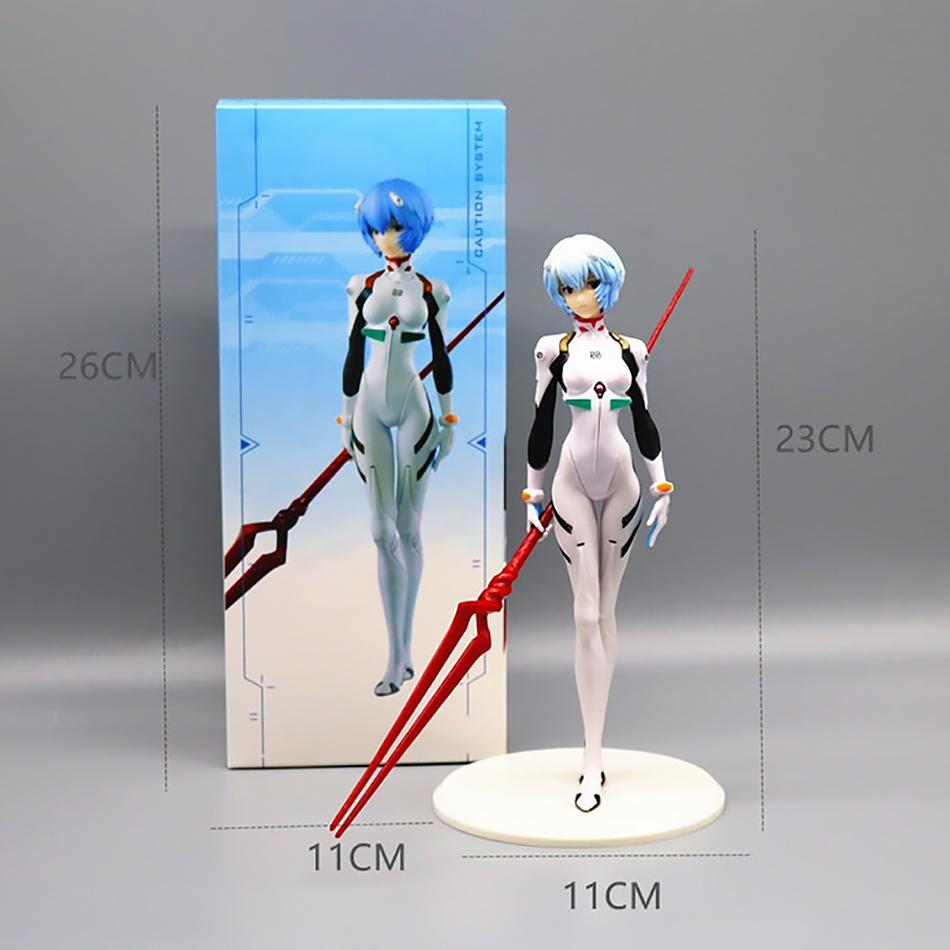Hot Anime Eva Neon Genesis Evangelion Ayanami Rei Figures New Century Evangelion Figure Action Fashion Girl PVC Model Toys Gift