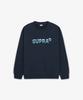 SUPRA Snow Graphic Sweatshirt (Navy)