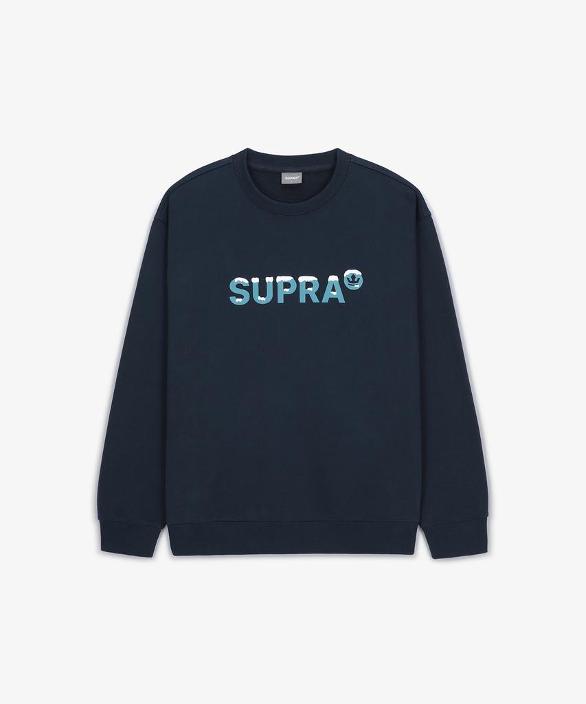 SUPRA Snow Graphic Sweatshirt (Navy)