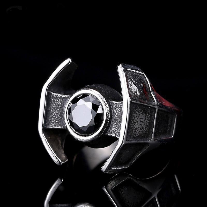 Film and Television Accessories Star Wars Spaceship Ring Men's Ring