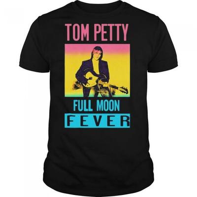 Tom Petty & The Heartbreakers Унисекс Взрослая Хлопковая Футболка Full Moon Fever