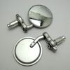 1 Pair 7/8inch Universal Round Handlebar End Motorcycle Rearview Side Mirror