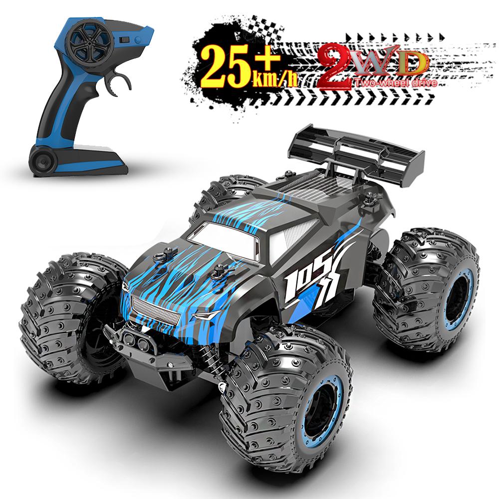 JJRC Q105 1:18 Радиоуправляемая Машинка 25 км/ч Со Светодиодной Подсветкой 2,4G Индукторная RC Внедорожники Высокоскоростной Бесколлекторный Двигатель Детские Игрушки