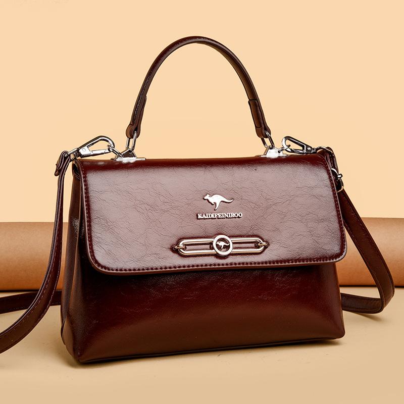 Новая сумка через плечо для женщин, женская сумка через плечо, модная женская сумка в стиле ретро, простая и атмосферная сумка